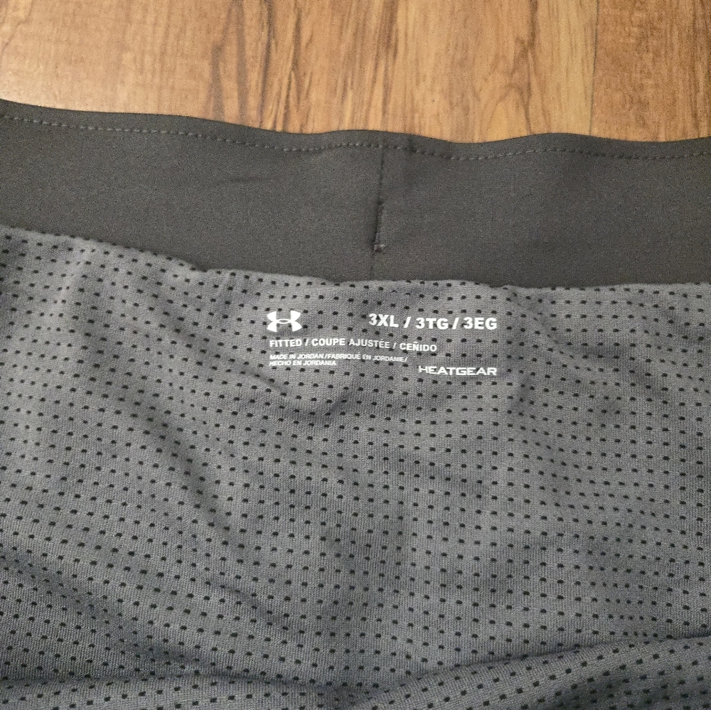Under Armour Heatgear Athletic Shorts Men 3XL Grey Blue NWT 092025 - Picture 4 of 7